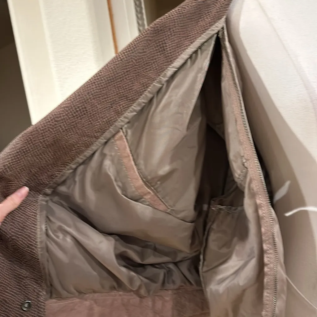 Vintage leather jacket Brown Size L - Image 5