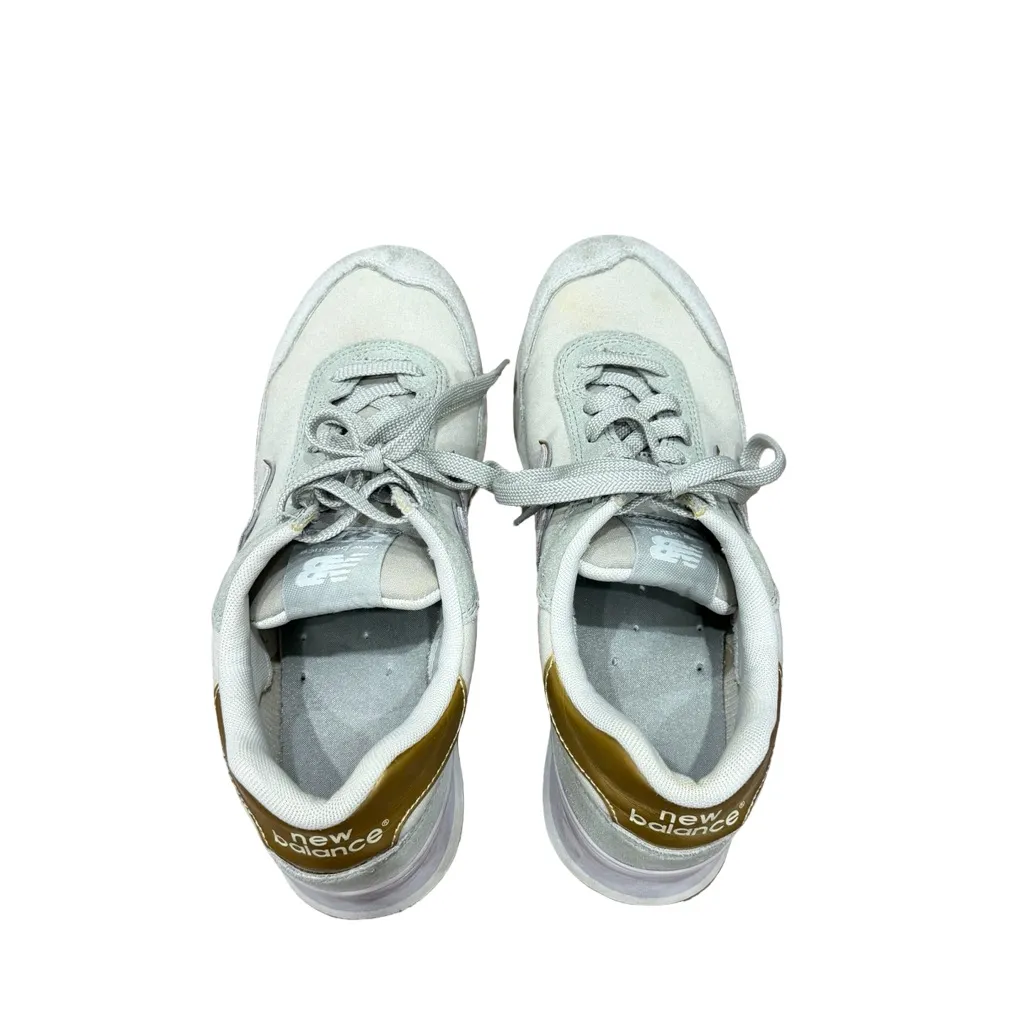 🏃‍♀️ New Balance 515 Women’s Sneakers – Light Cream with Gold & Grey, Size 8.5 ✨ - Image 9