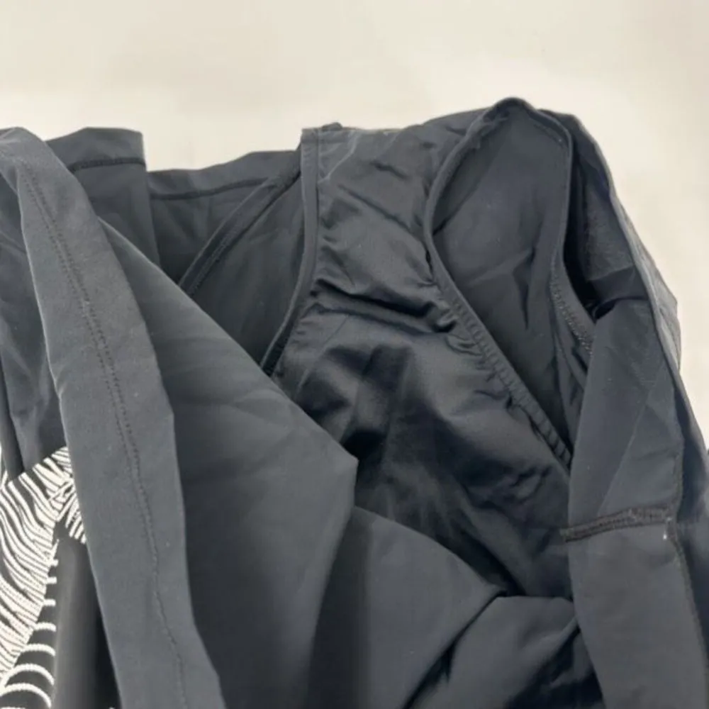 Azul by Maxine Of Hollywood Women's Skirted Swim Dress One Piece Black White 8 - Image 8