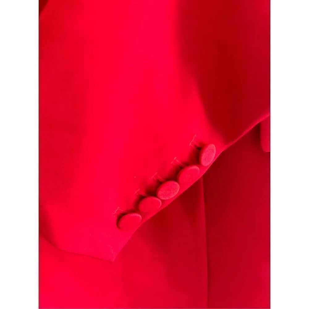 Generation Love Arielle Crepe Blazer in Red Size XXL - Image 5
