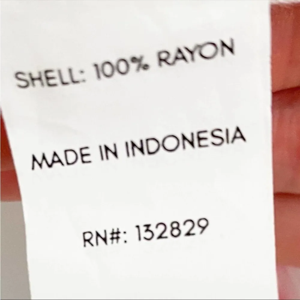 NWT Tularosa Pink Palm Print Romper - Image 5