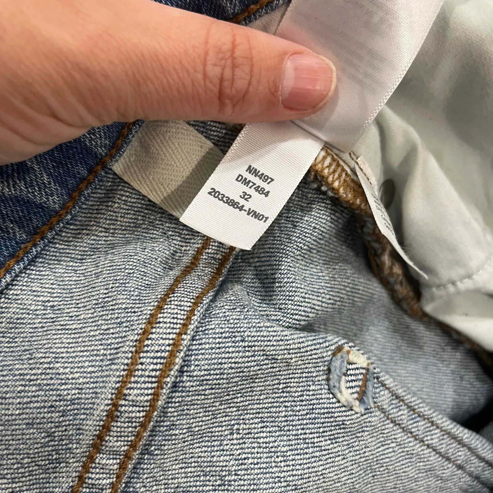 Madewell Curvy 90s Straight Medium Wash Plus Size 32 DM7484 - Image 9