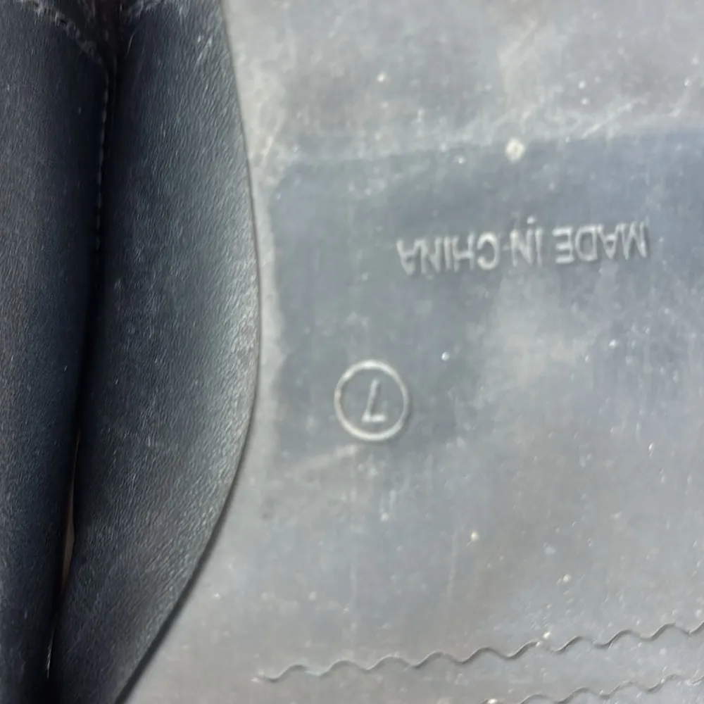 Kelly & Katie Black Leather Riding Boot, Size 7 - Image 7