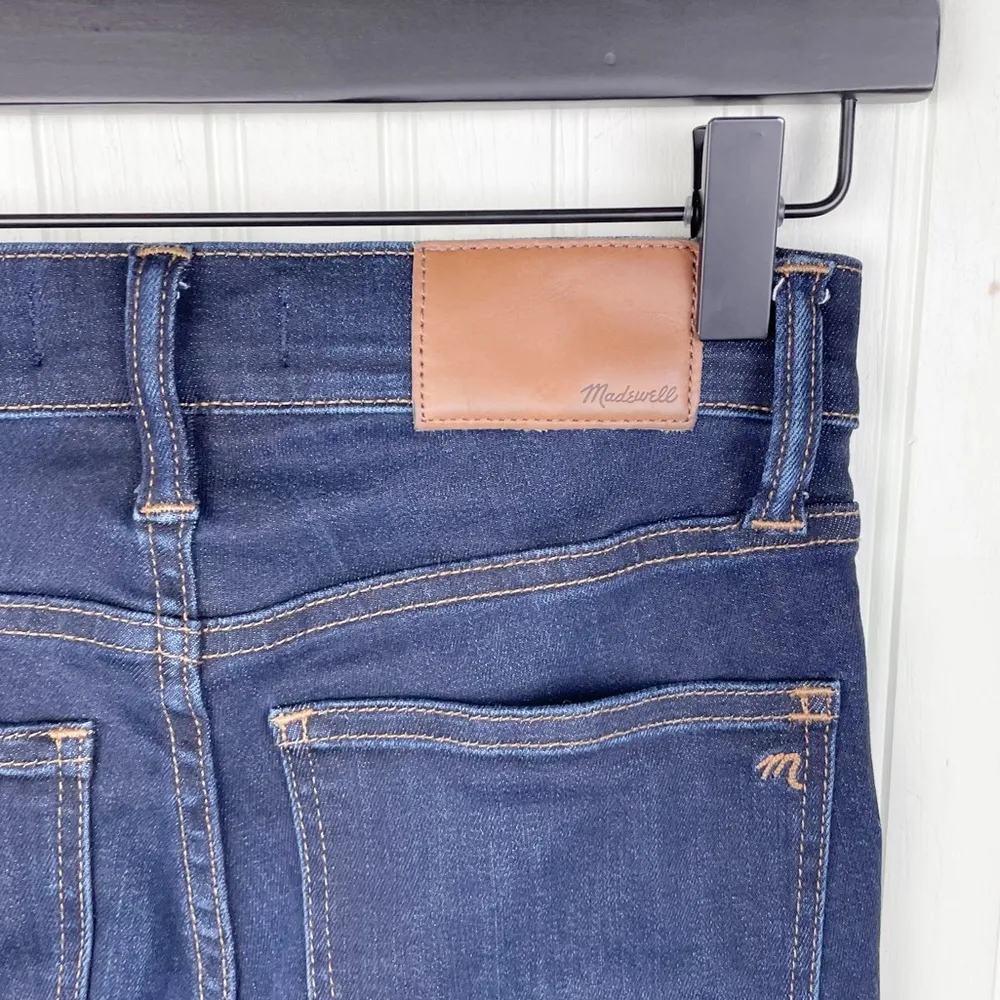 Madewell 9" High-Rise Skinny Jeans in Larkspur Dark Wash Denim F8990 Size 24 - Image 10