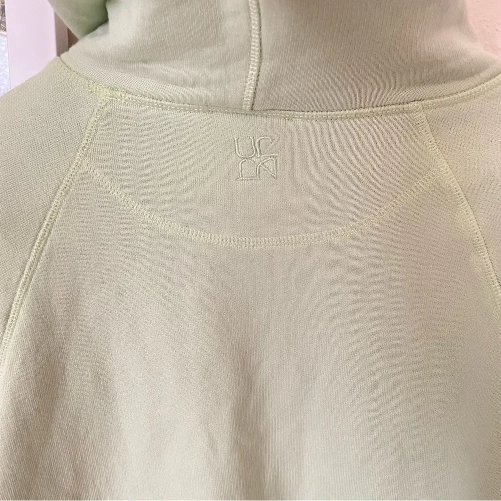 Ulla Johnson Iggy Hoodie Sweatshirt in Pistachio Green - Image 10