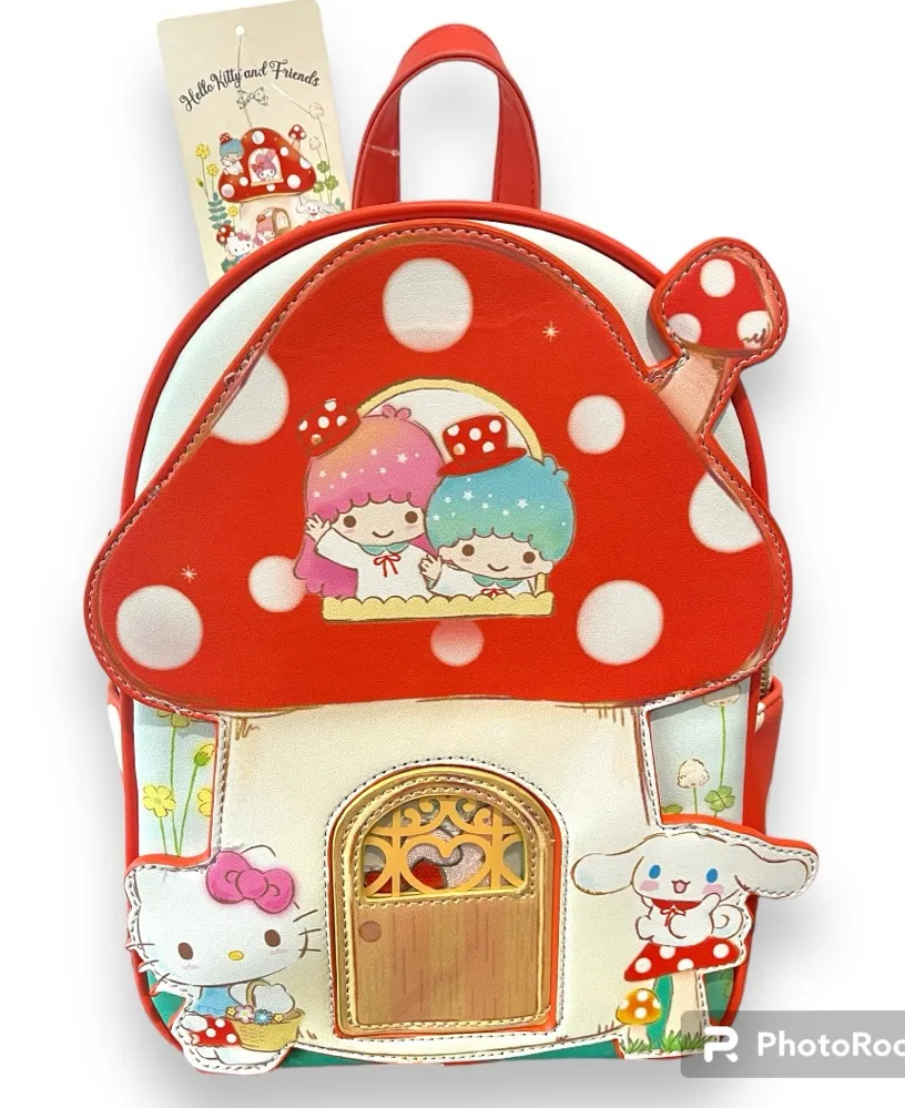 ***Last One***Sanrio Hello Kitty And Friends Mushroom House Mini Backpack - Image 1