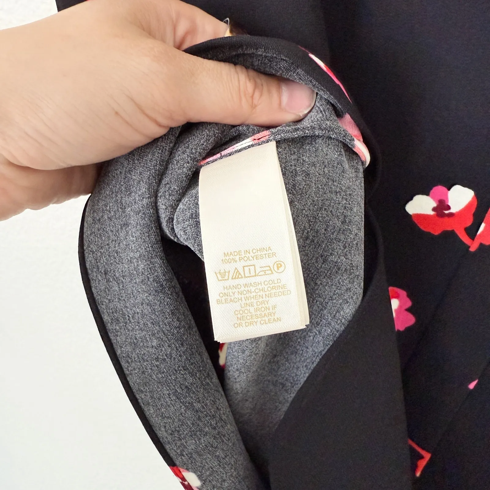 [Kate Spade New York] Black Cherry Blossom Floral Print Sleeveless Blouse Sz 10 - Image 11