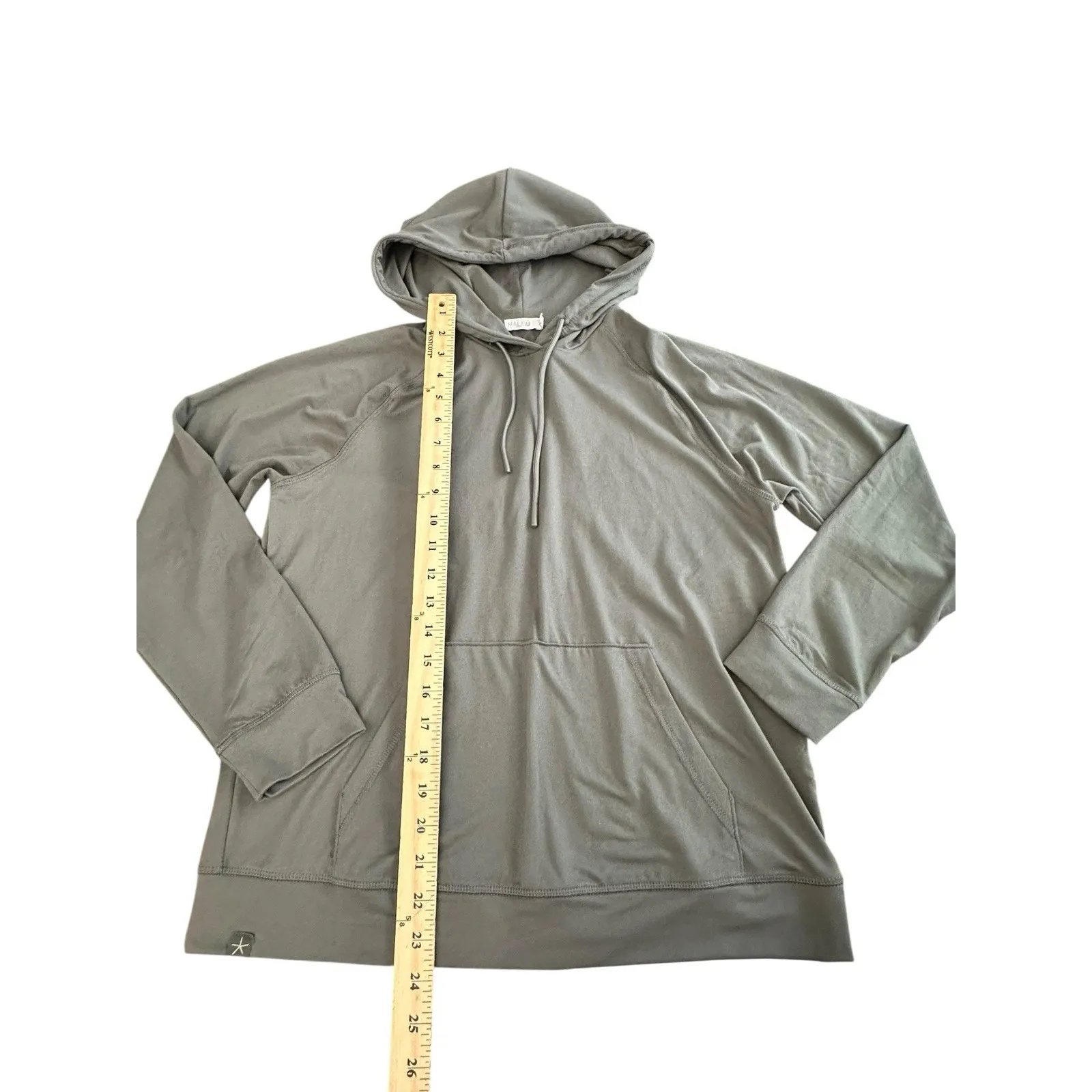 Barefoot Dreams Malibu Collection Brushed Luxe Lounge Small Hoodie Soft #QR14-5 - Image 5