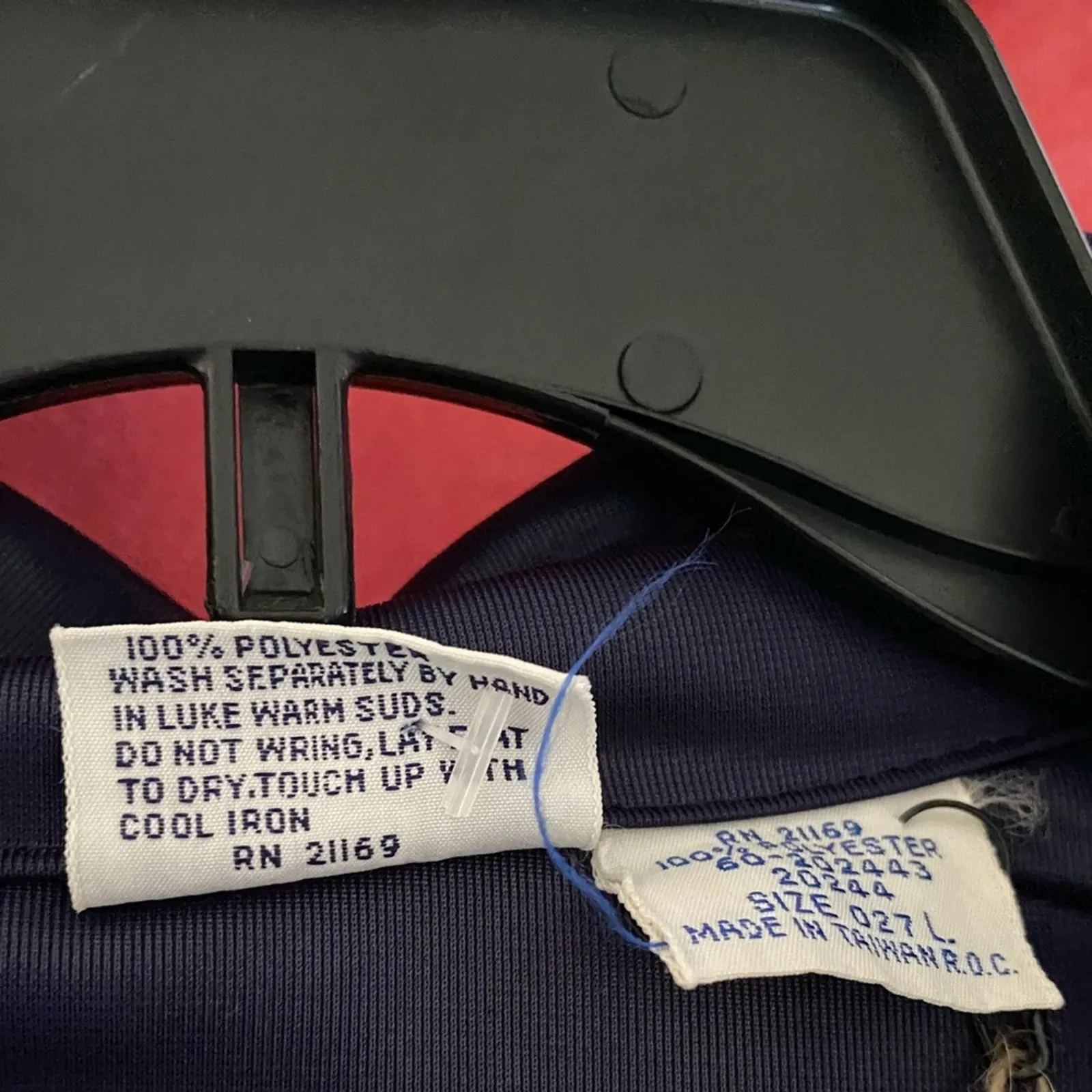 Chris Evert RARE circa 1980 Blue Tennis Warm up Icon Vintage jacket Large Shiny - Image 8