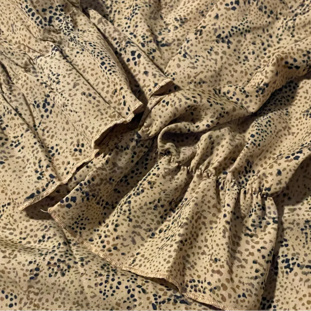 Premier Mustard Patterned Blouse Plus Size Bohemian Yellow - Image 3