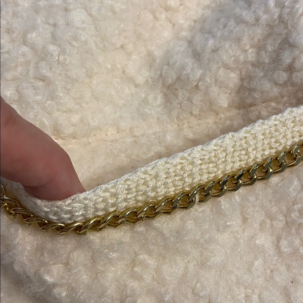 Future Collective Cozy Cream Jacket with Gold Buttons size 1X excellent cond - Image 11