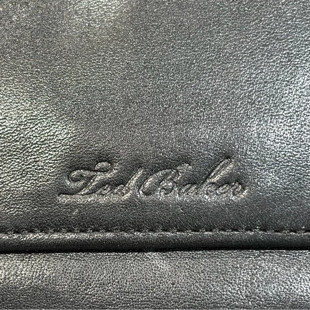 Ted Baker Black Leather Bobble Wallet - Image 2