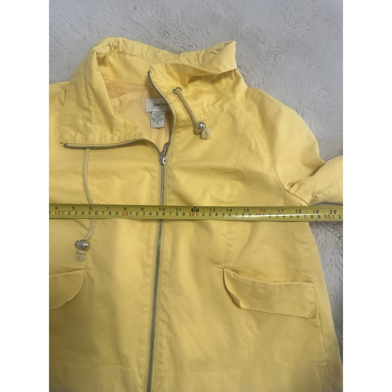 Neiman Marcus  Women Jacket Yellow Size M - Image 11