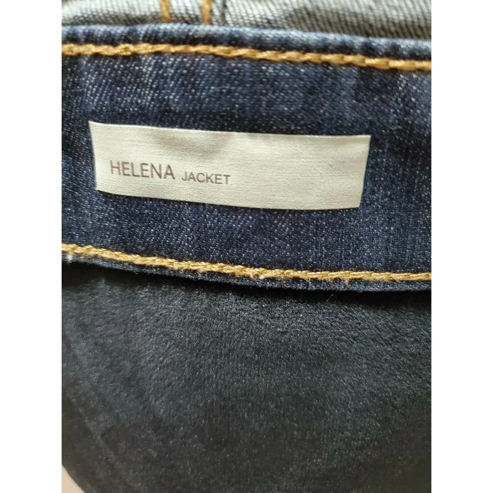 Kut from the Kloth Blue Denim Cotton Buttons Long Sleeve Casual Jeans Jacket - Image 9