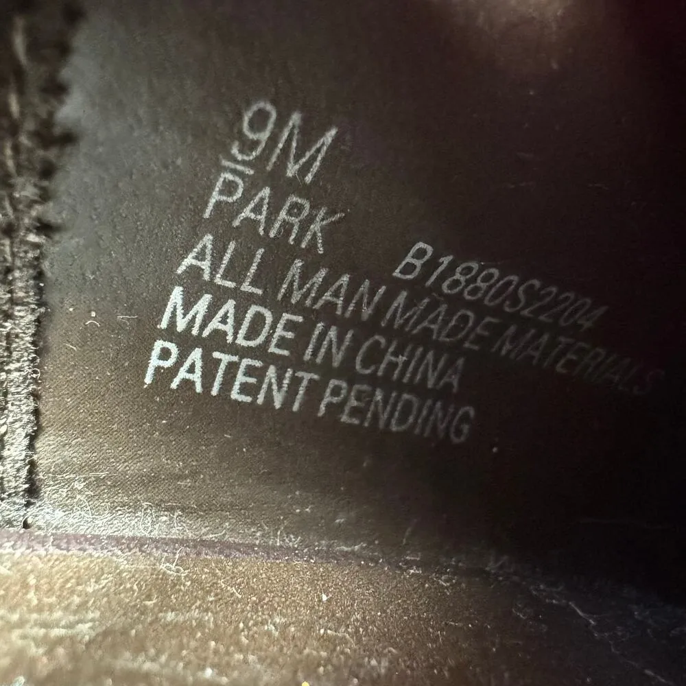 Nickels Park Brown Faux Leather Heeled Slip On Square Toe Booties Women's Size 9 - Image 10