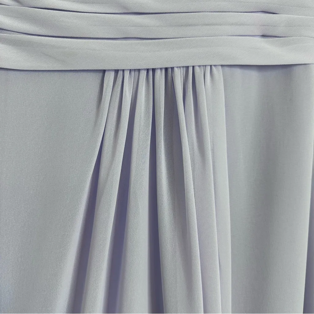 Elegant Lavender Sleeveless Dress - Image 3