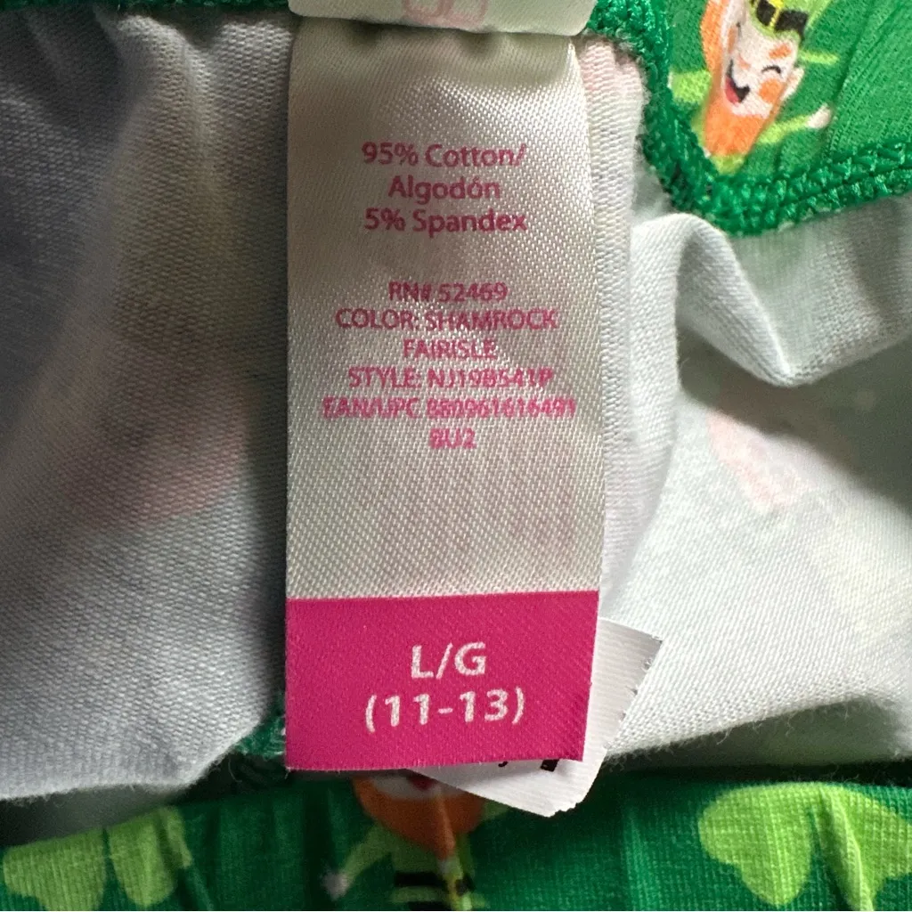 No Boundaries Green Shamrock Fairisle Leprechaun St Patrick's Day Ankle Leggings - Image 11