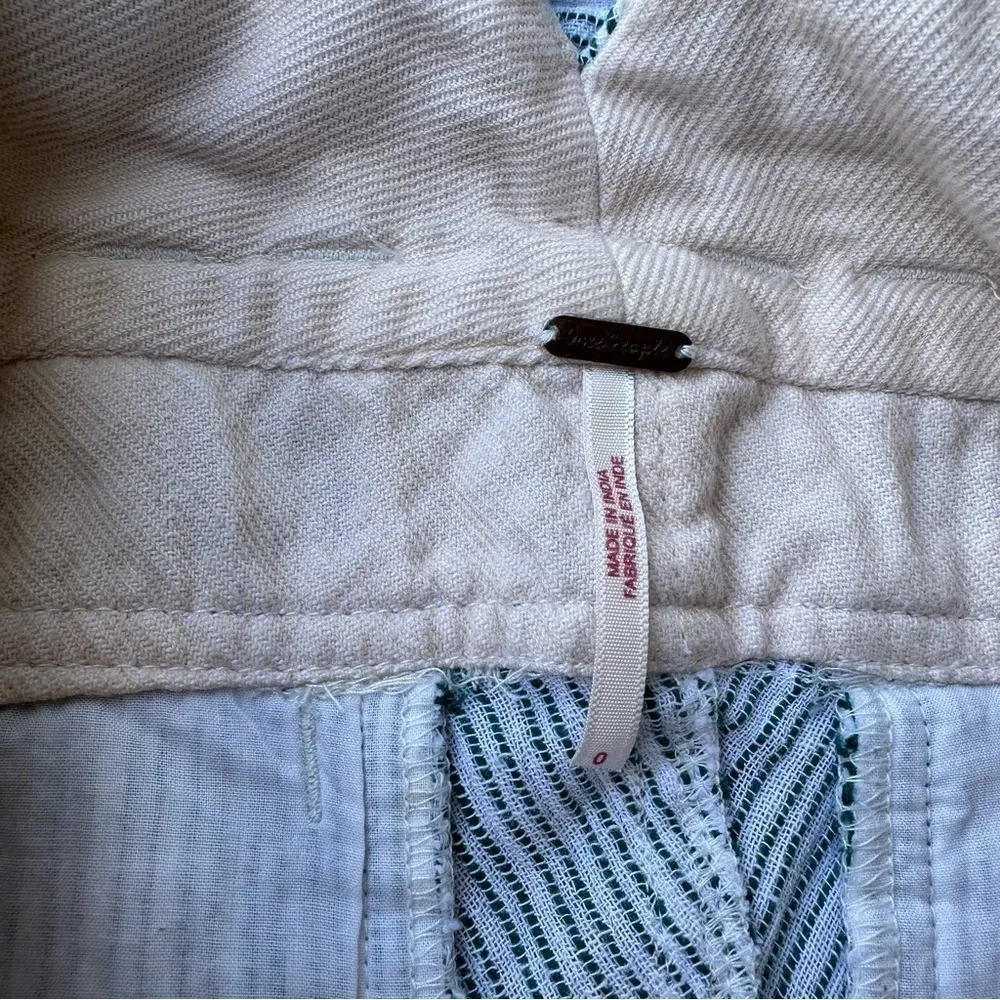 Free People Striped Tie Waist Pants - Image 3