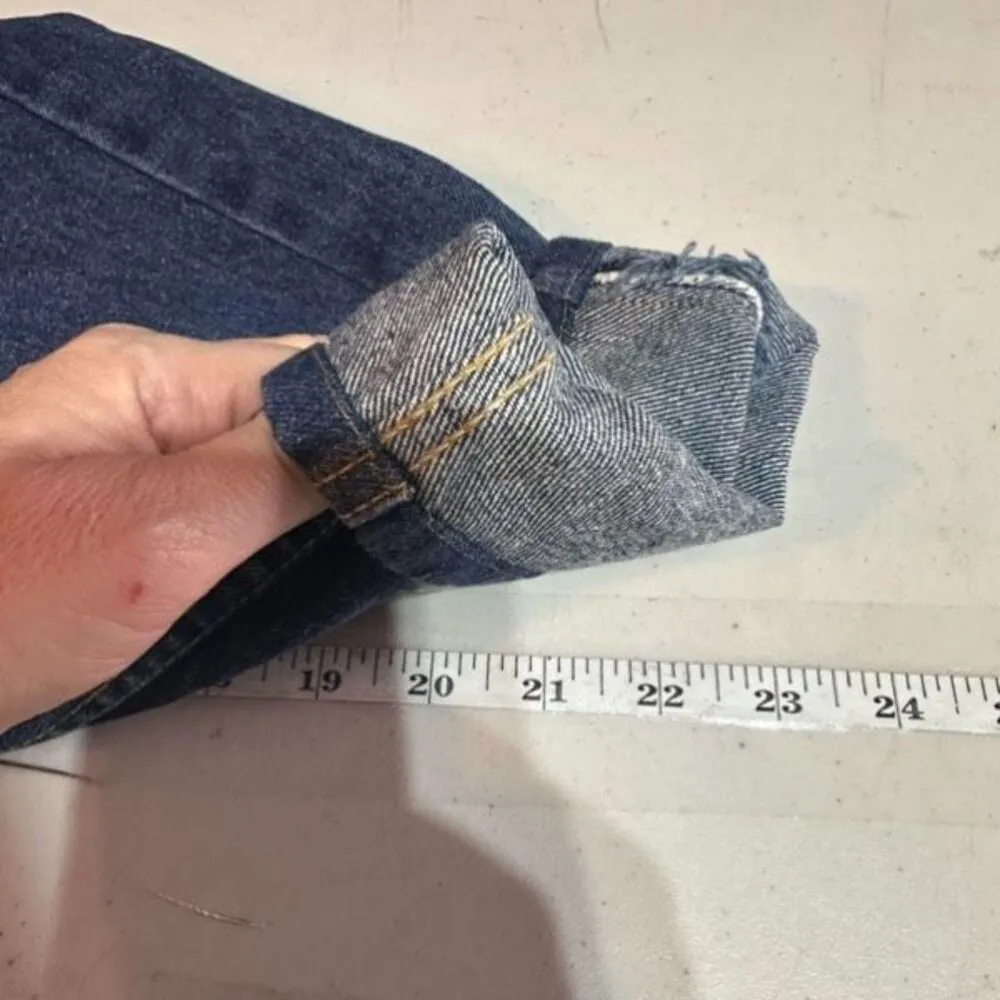 Vintage 90s  550 Relaxed Fit Tapered Leg Dark High Rise Mom Jeans Size 10 - Image 14