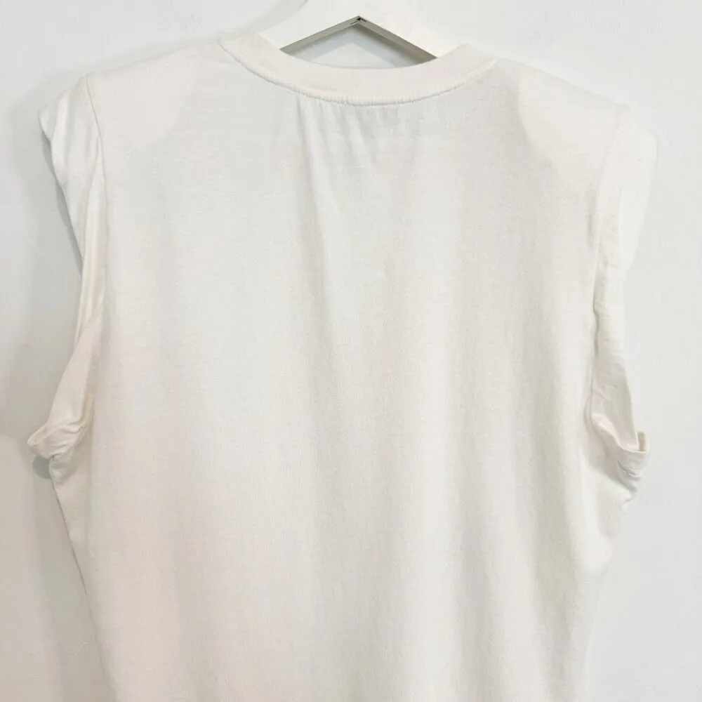 The Range  White Substance Cotton Dress Casual Minimalist Neutral Size Medium‎ - Image 8