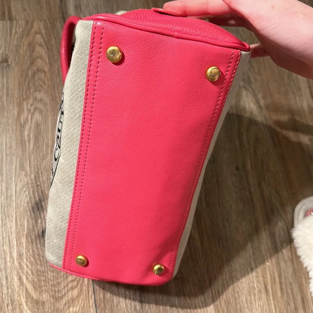 Juicy Couture Scotty Dog Bowler Bag some peeling and fading inside the bag - Image 6