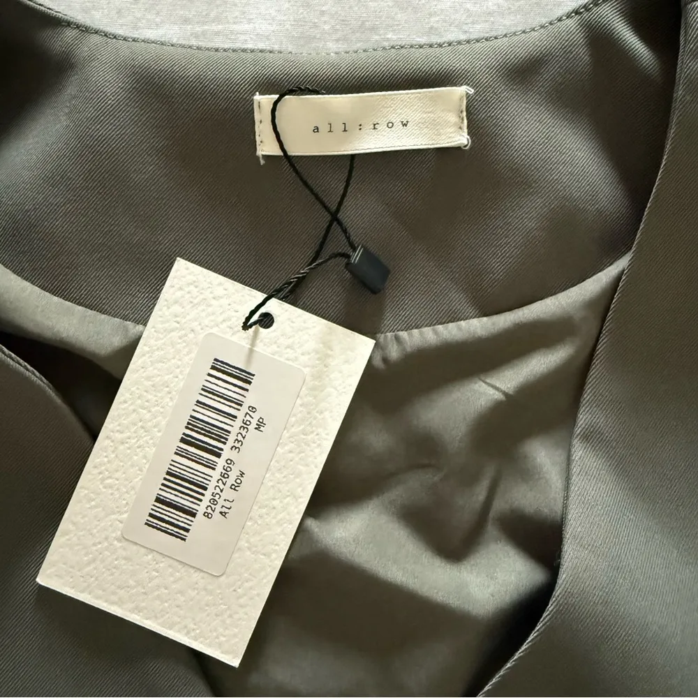 All Row Womens New Button Up Sleeveless Boyfriend Style V - Image 6