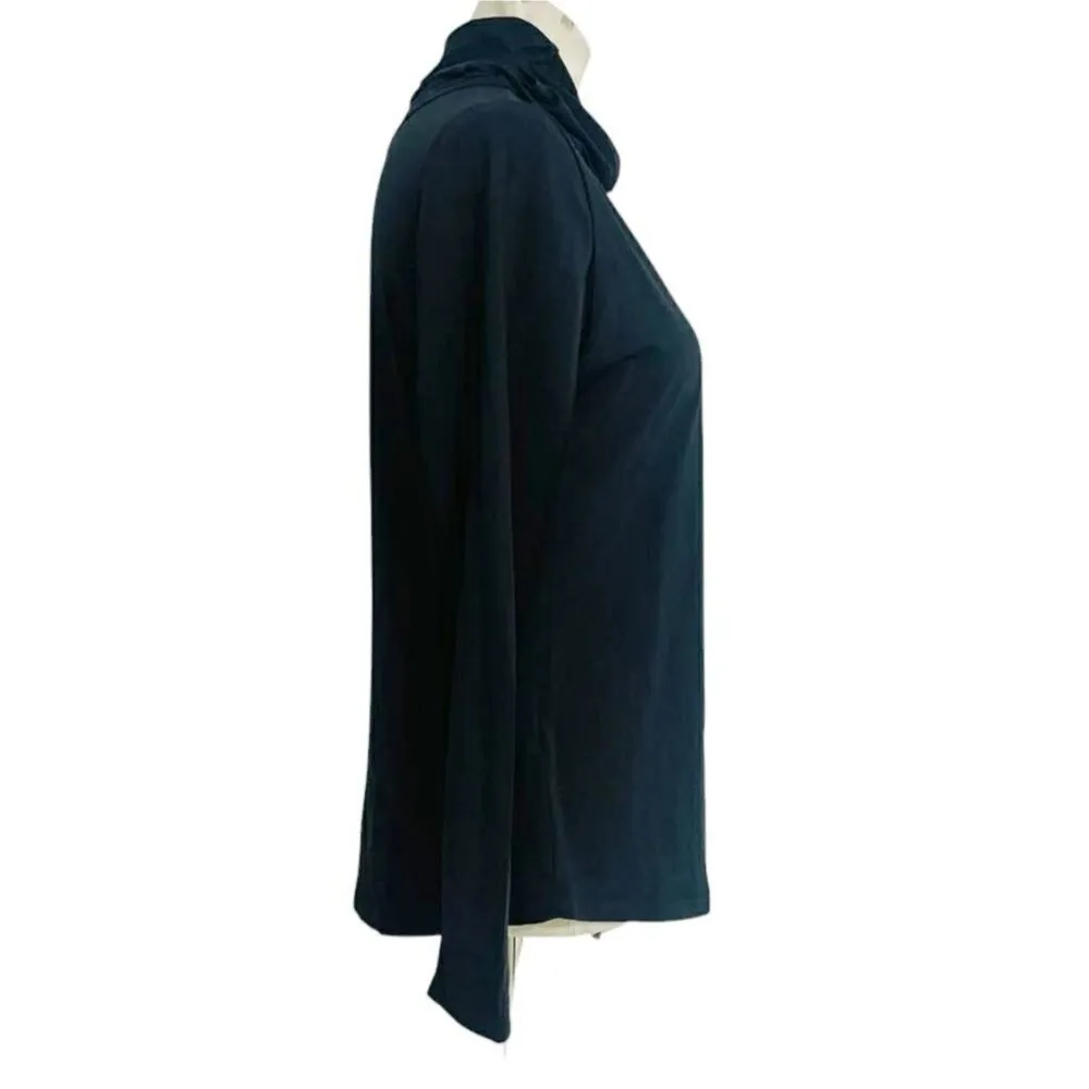 IBKUL Size Small Top Blouse Turtleneck Athletic SPF UPF Golf Tennis Long Sleeve - Image 2