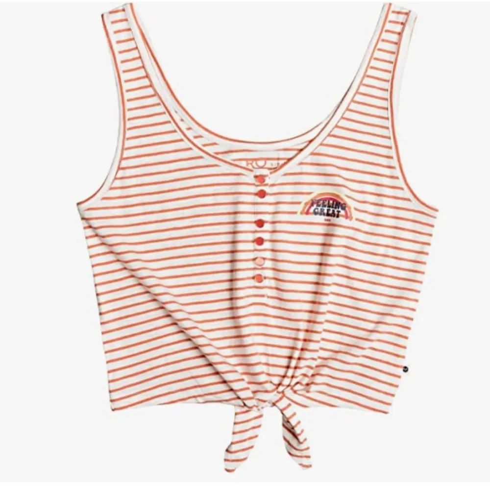 🧡ROXY Sweet Symphony Tie Front Cropped Tank🧡~med - Image 5