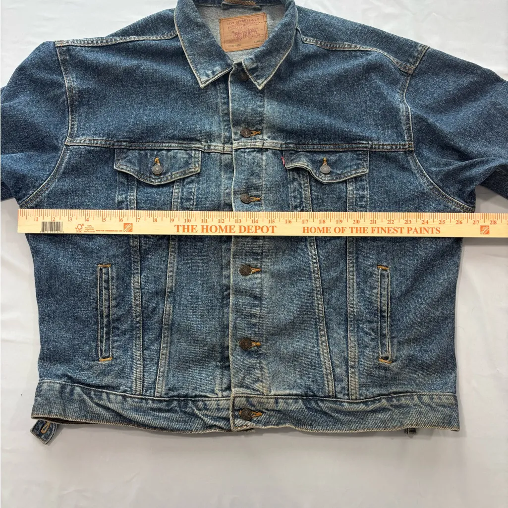 Vintage Levi's Classic Blue Denim Jacket 70507-4890 - Image 4
