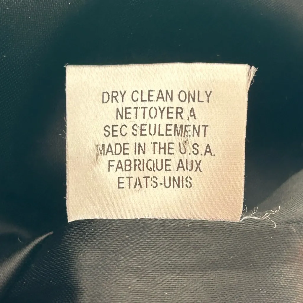 Milly of New York Black Wool Blend Military Peacoat with Gold Buttons size 2 - Image 5