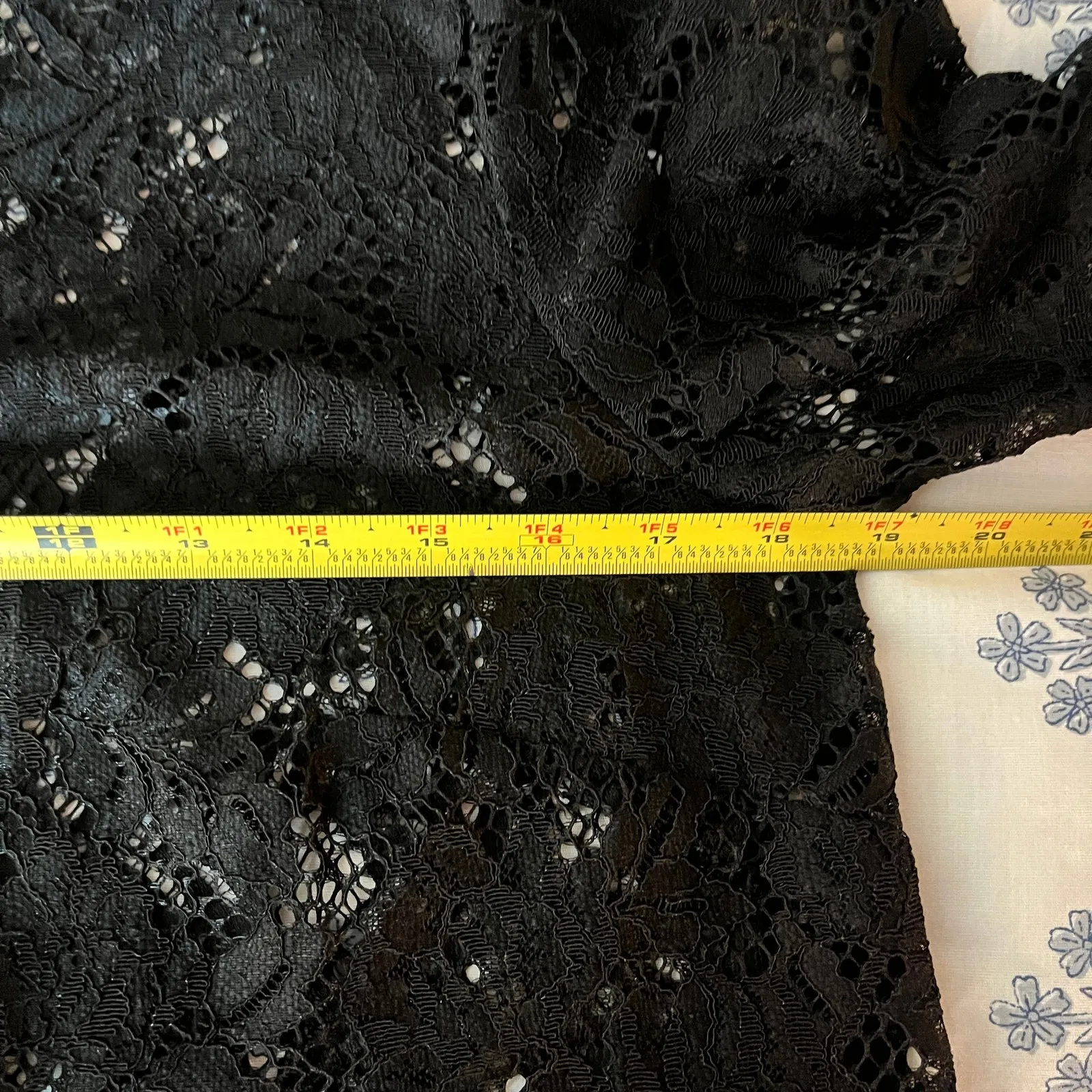 H&M Gothic Lace Swing Dress Sheer Stand Collar Dark Romantic Women Black M NWT - Image 5