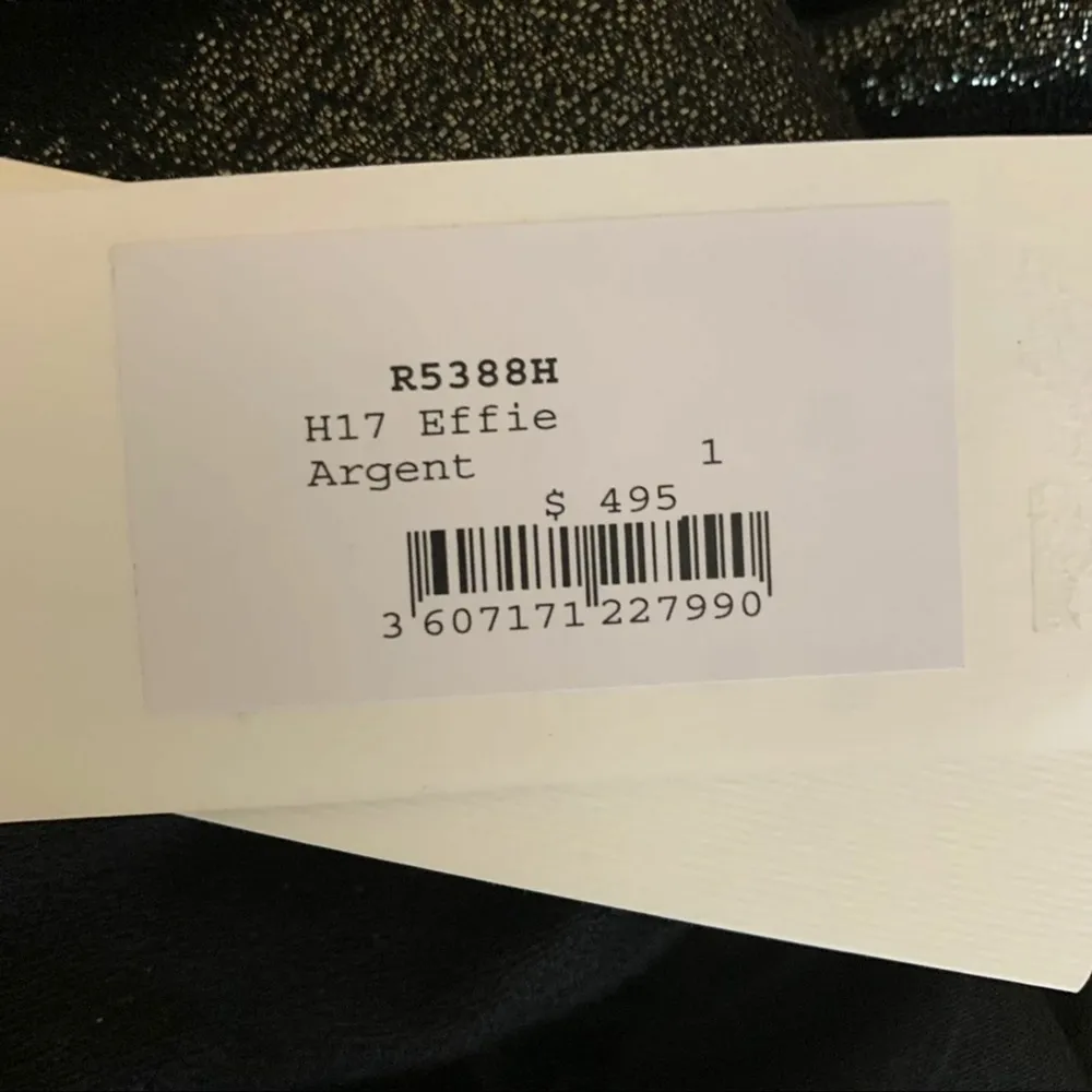 Sandro Dress Metallic Black One Shoulder Ruffle Mini Statement Retro Small New - Image 9