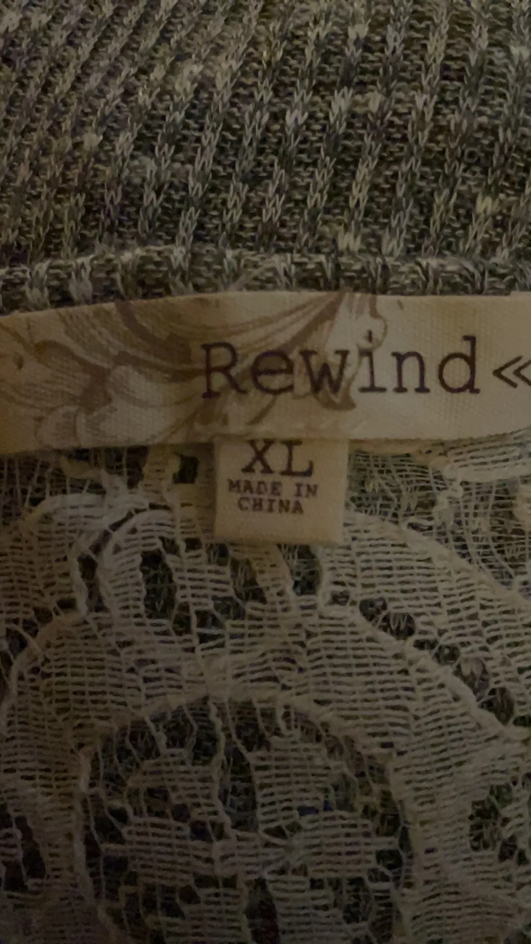 Varsity Rewind Marled Long Sleeve  Top - Image 5