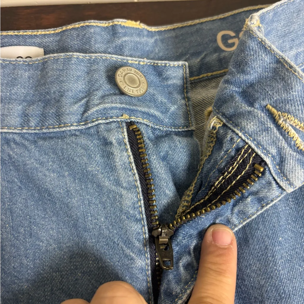 Gap A-Line Denim Skirt | Size 29 | Classic Blue Midi Jean Skirt - Image 8