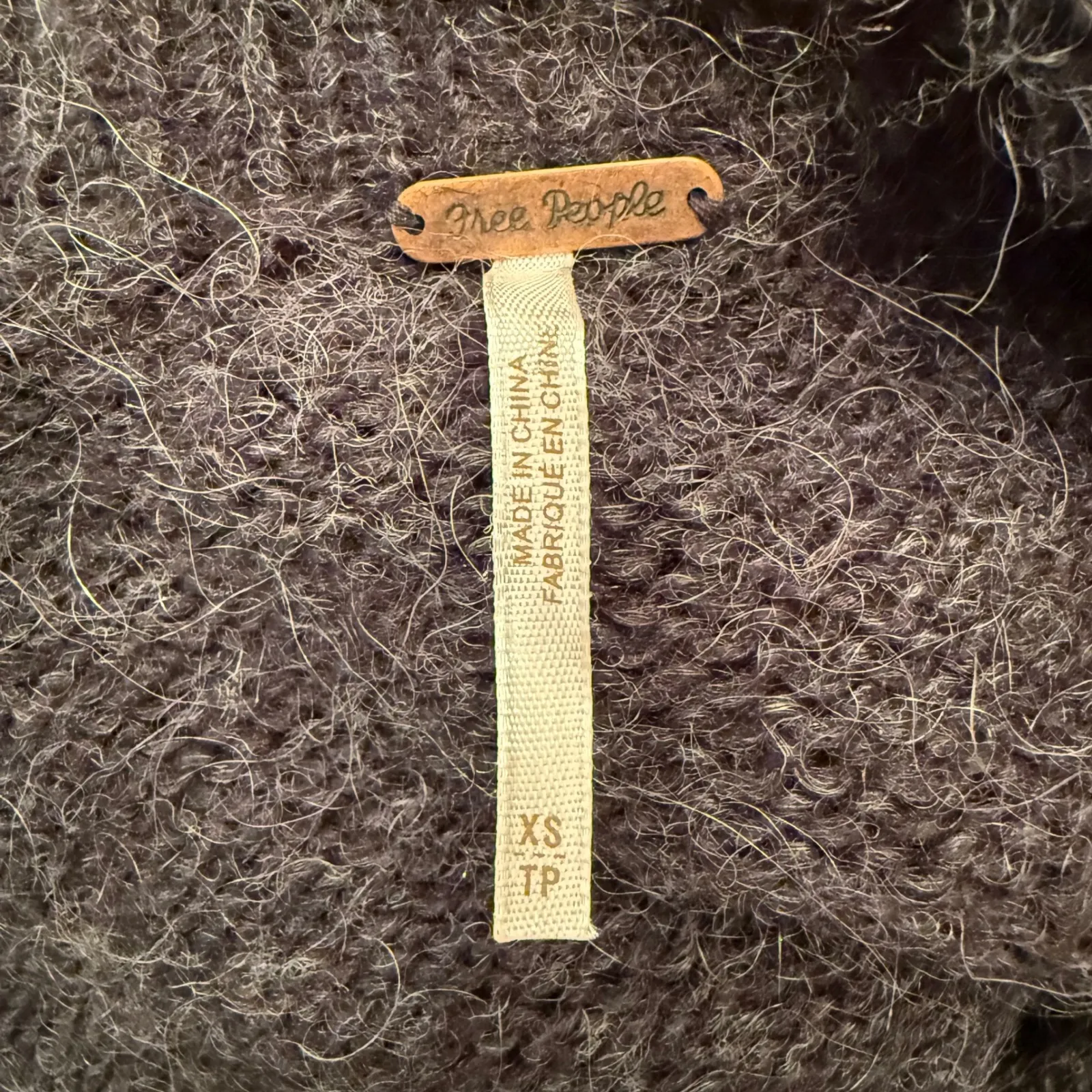 Free People‎ Santa Cruz Long Duster Cardigan Wool Alpaca Gray Size XS - Image 6