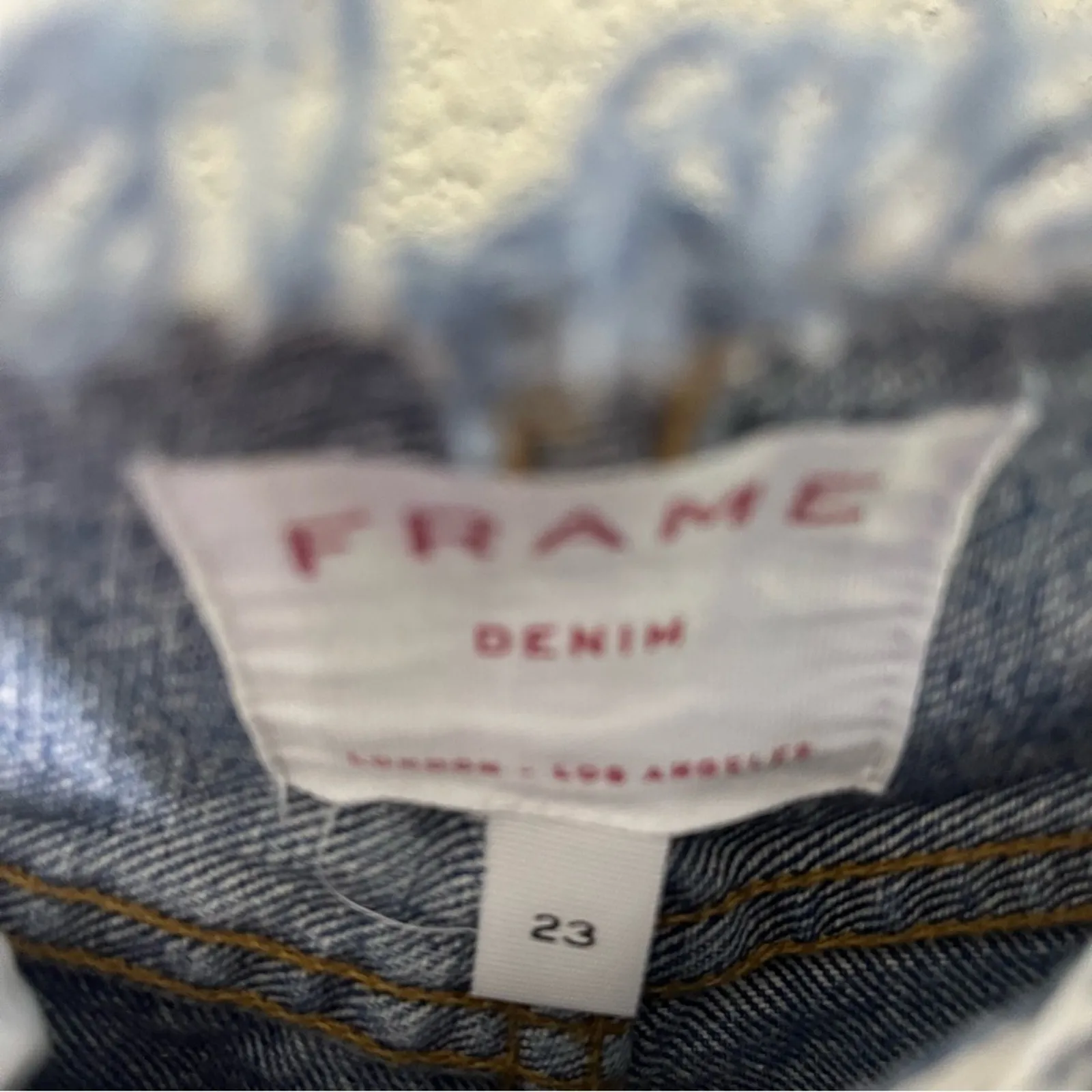 FRAME Rigid Re-Release Le Original Skinny Jeans in Horne Distressed Size 23 - Image 5
