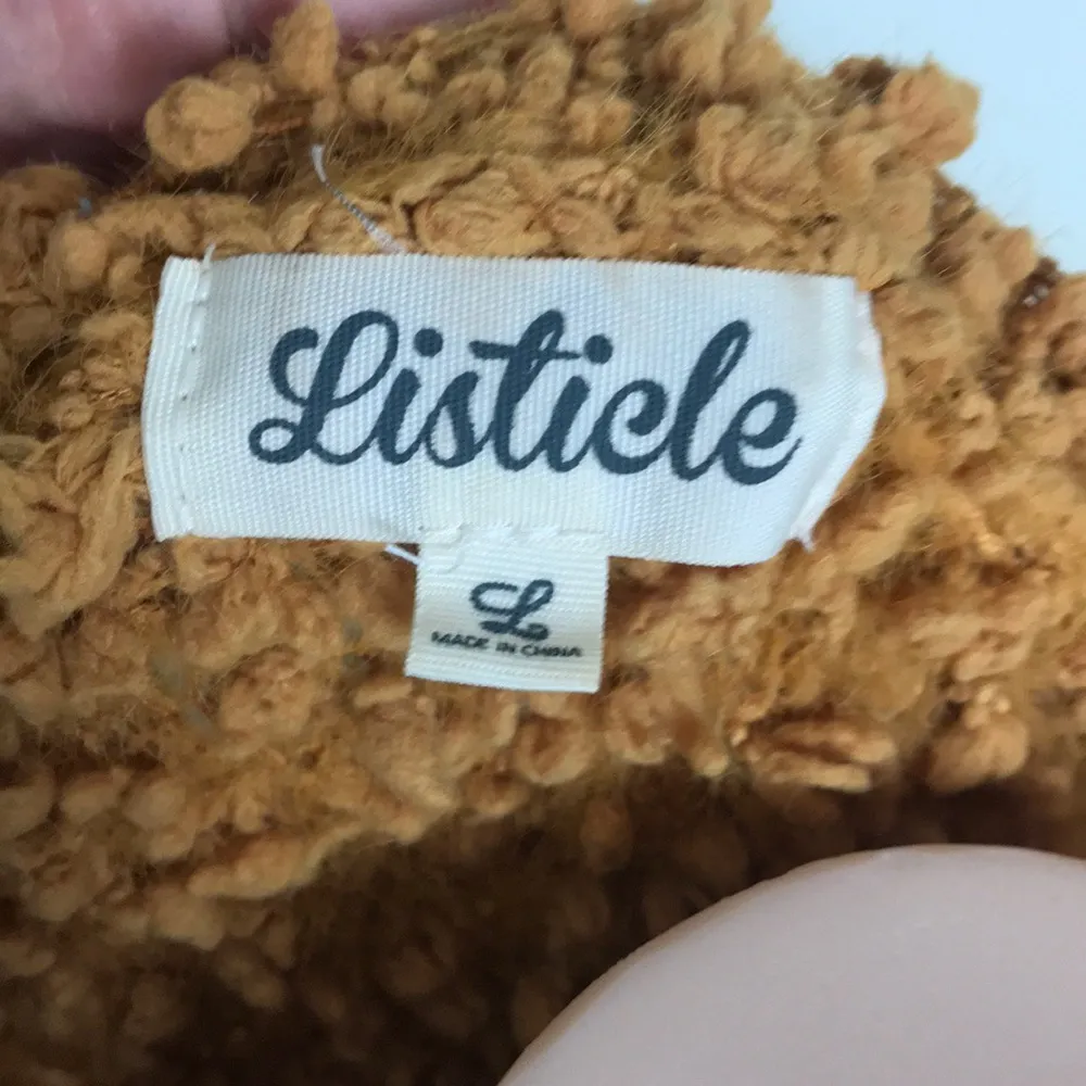 Listicle Golden Yellow Popcorn Sweater - Image 5