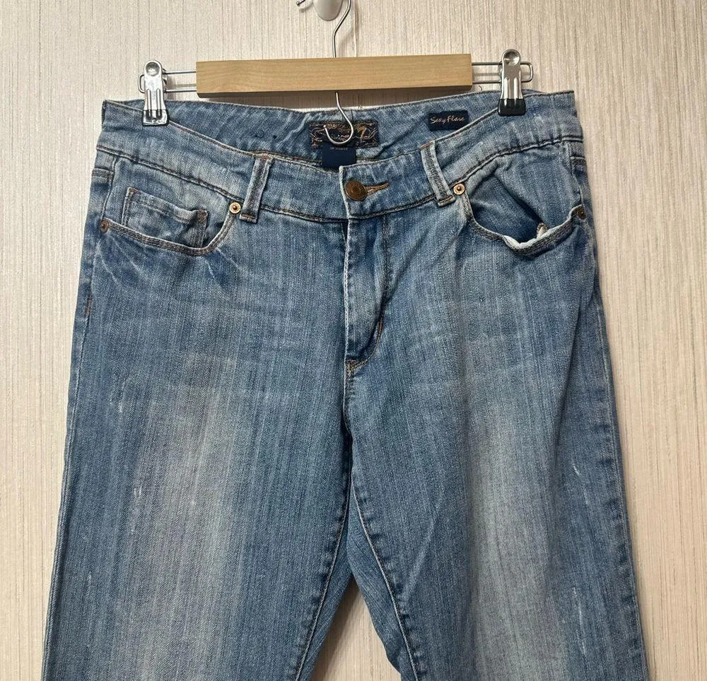 Seven 7Jeans Sexy Flare size 31 Women's Blue Jeans - Image 4