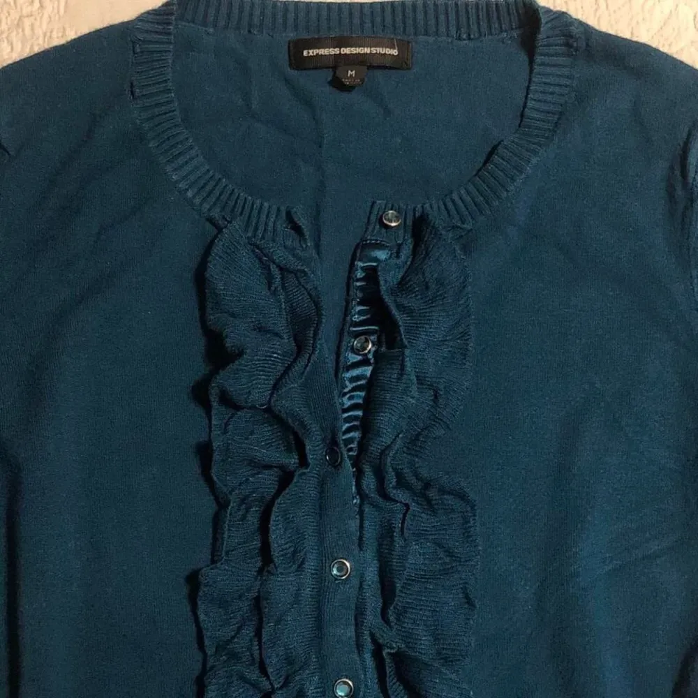 Express Ruffled Cardigan - Image 4