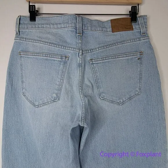 New! Madewell The Perfect Vintage‎ Mid-Rise Wide-Leg Jean kenmore wash, size 29 - Image 10