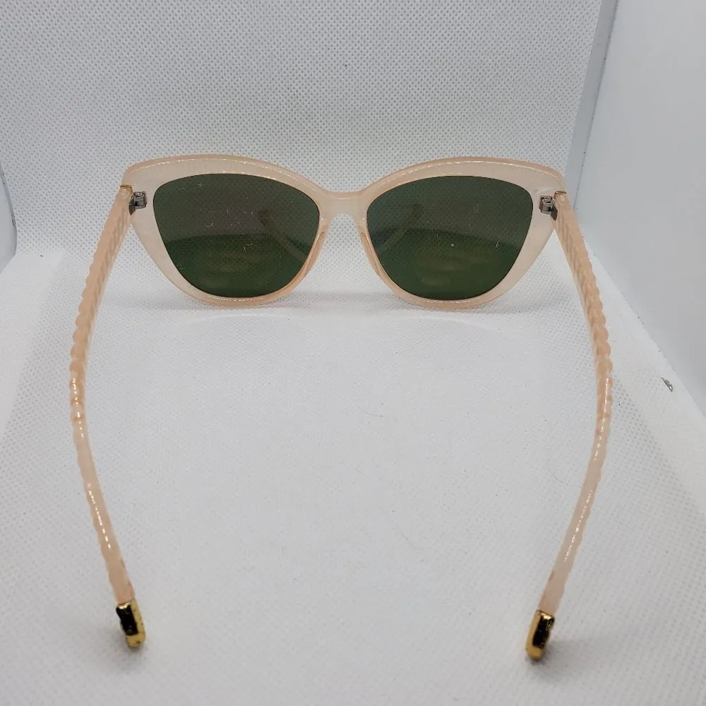 Pink & Gold Colored Sunglasses Pink - Image 4