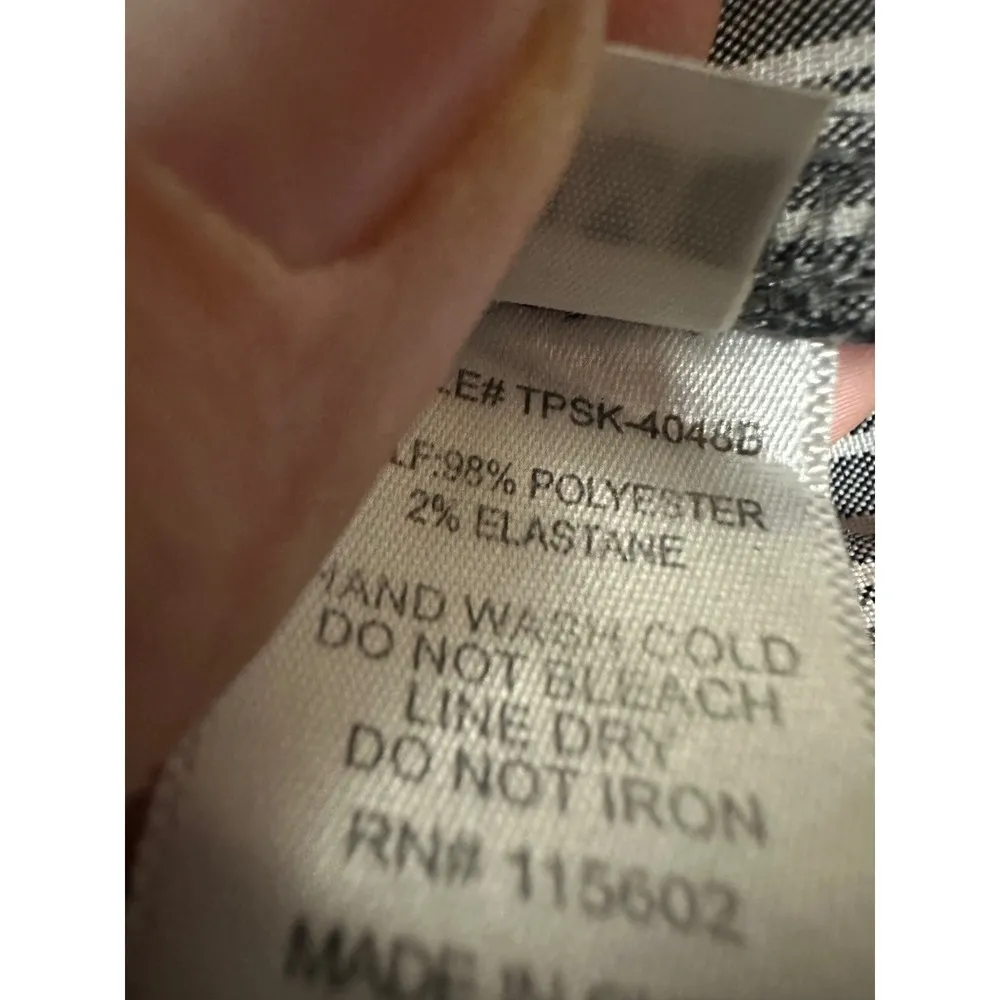 Hallelu Clothing Co Striped Mini Skort Boutique Preppy Ruffle Skort Size Medium - Image 6