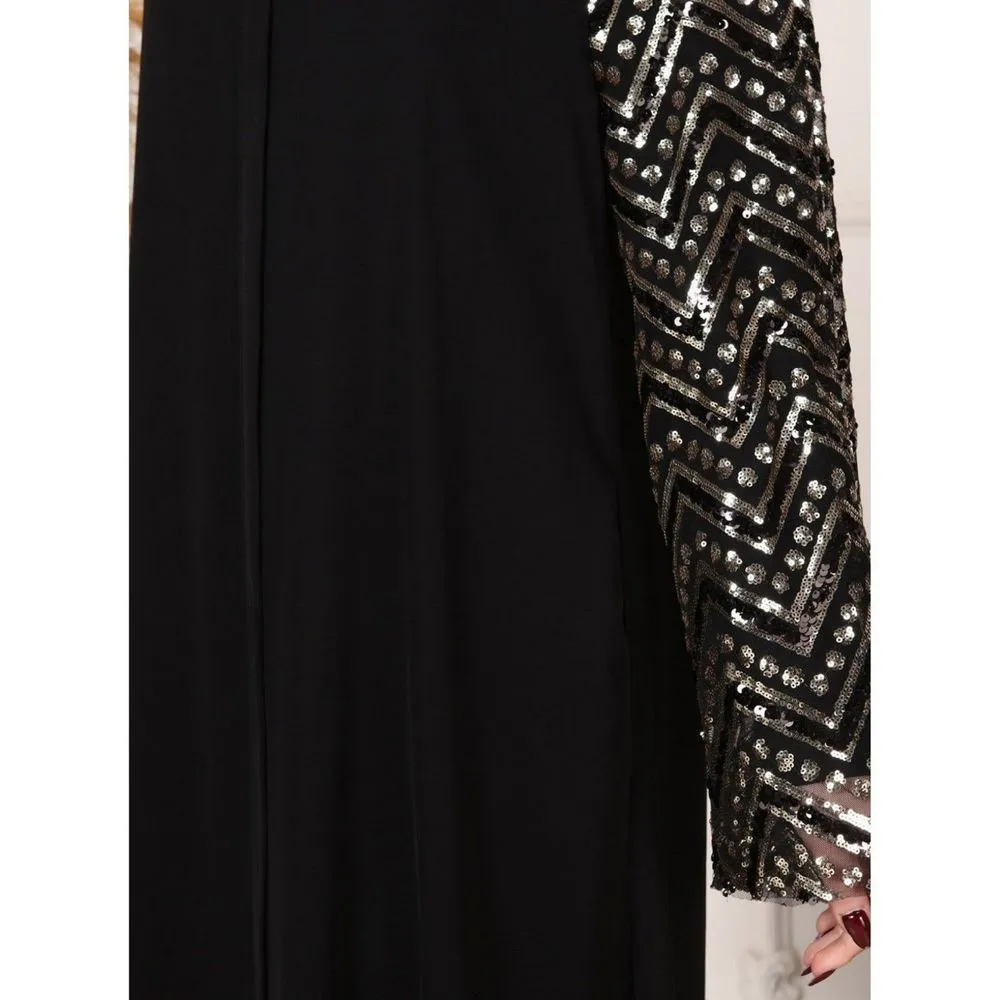 Black Abaya size 16 - Image 5