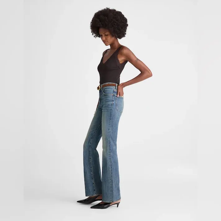Madewell The Vintage Flare Jean in Bouvier Wash Size 23 NWT - Image 3