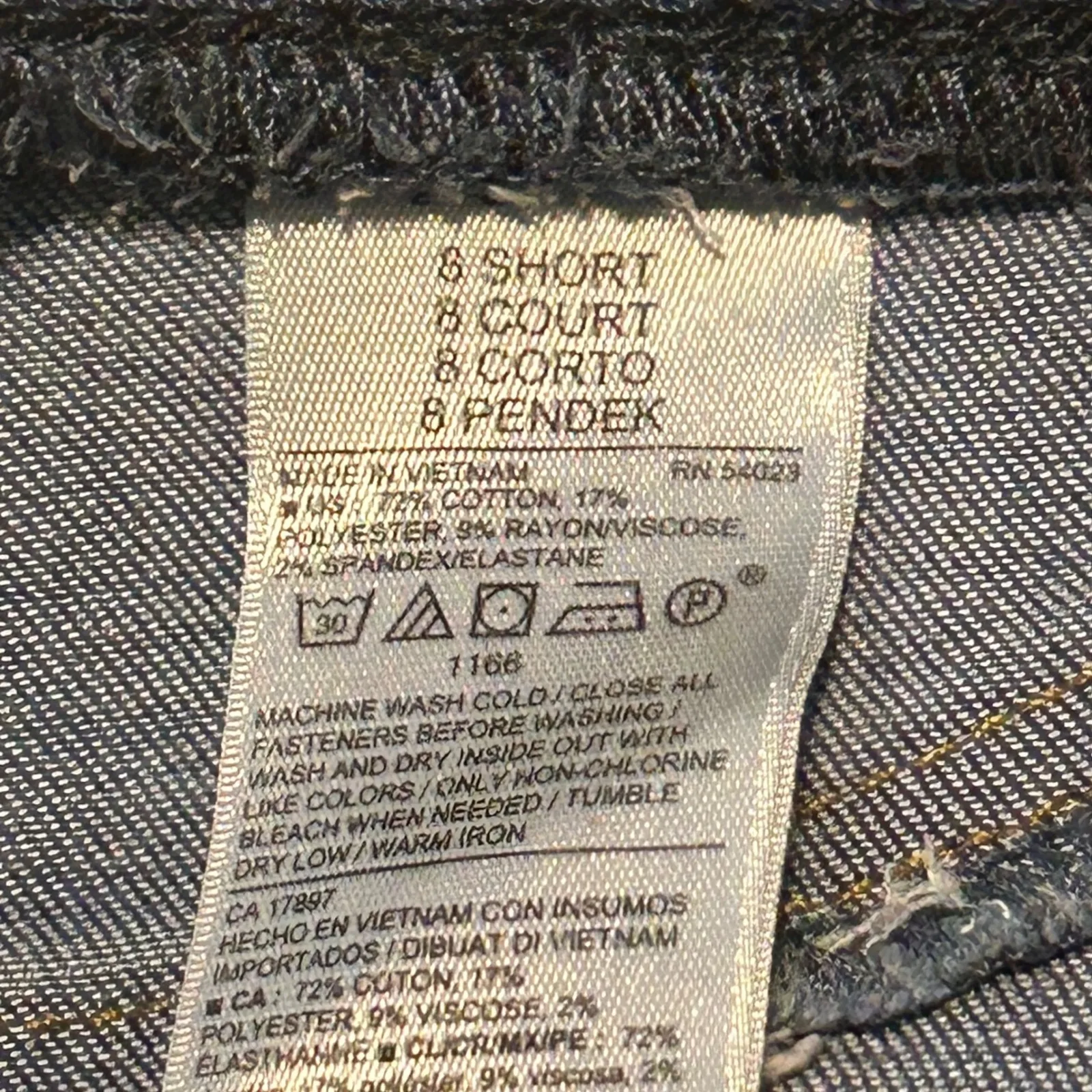 Old Navy Rockstar Jeggings Blue Wash Denim Stretch Elastic Waist Size 8 Short - Image 4