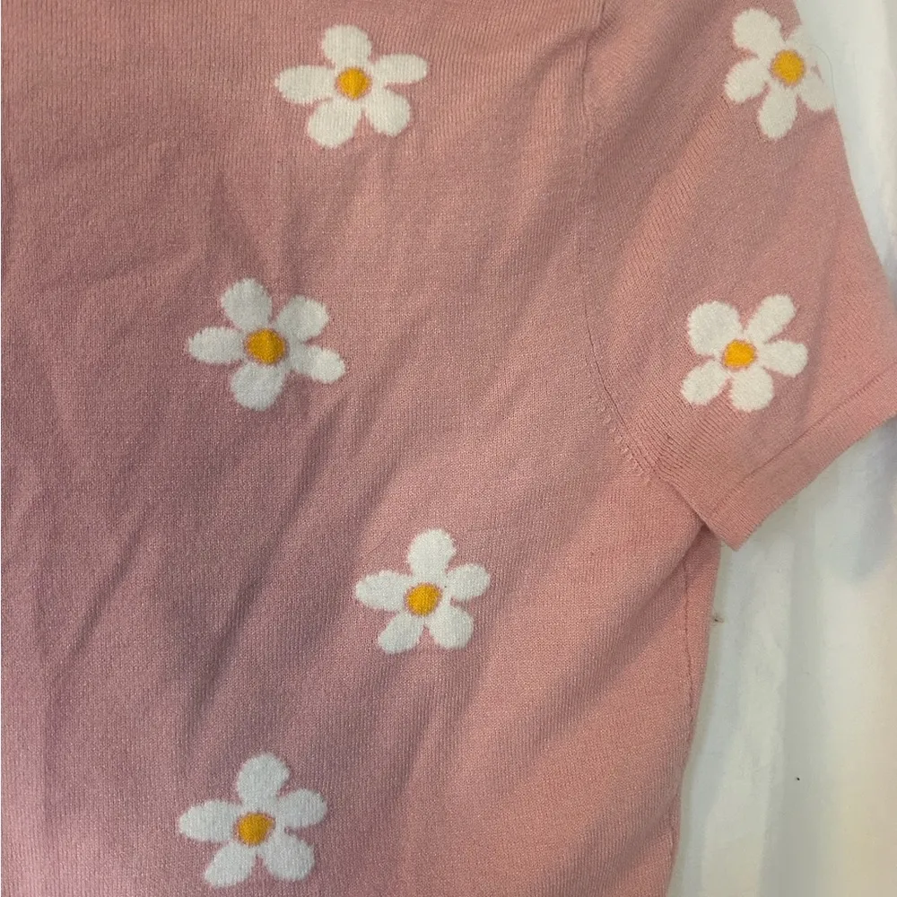 L.A. Hearts by PacSun Pink Floral Button-Up Top Size Medium - Image 7