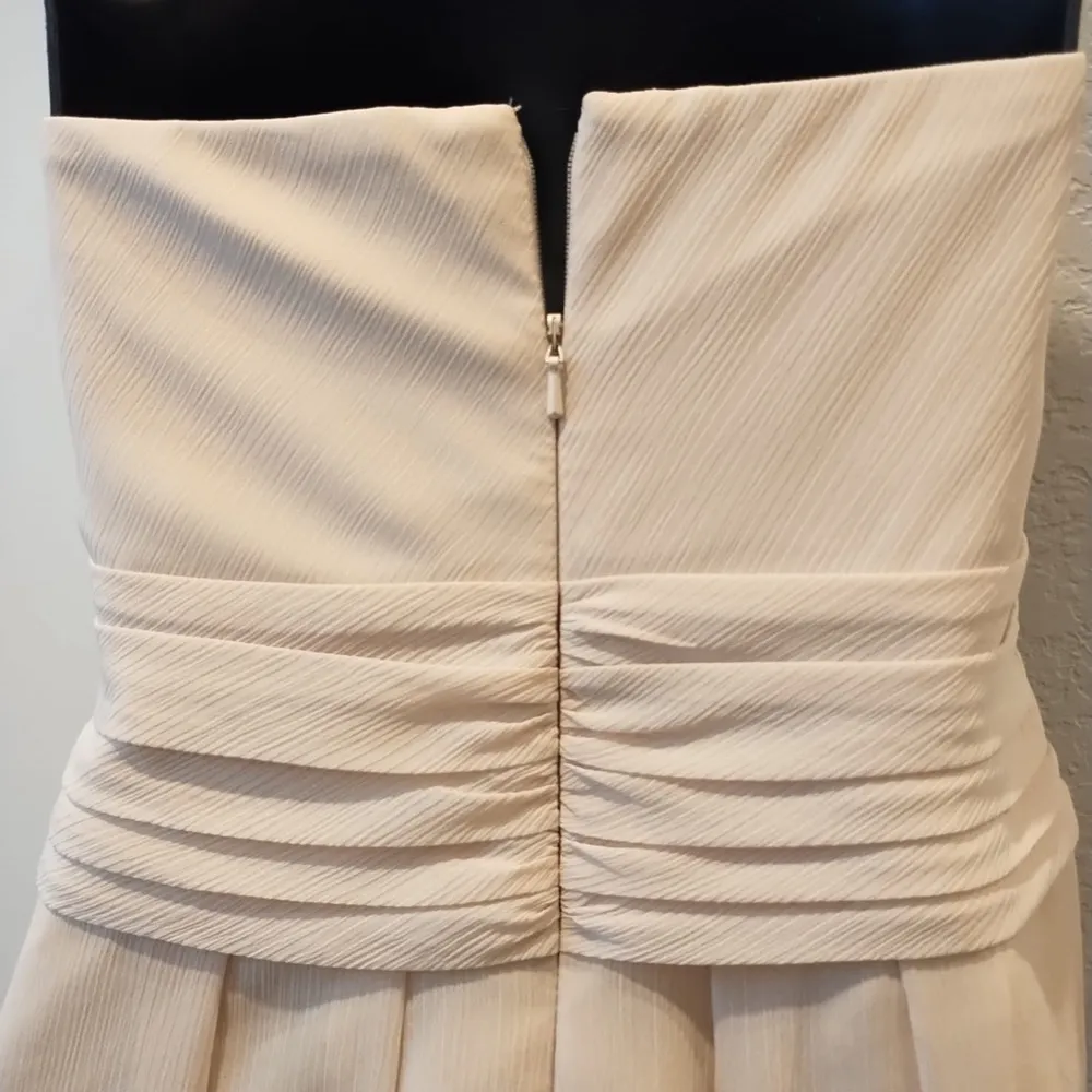 Davids Bridal Knee Length Strapless Bridesmaid/homecoming Dress Size 10 - Image 4