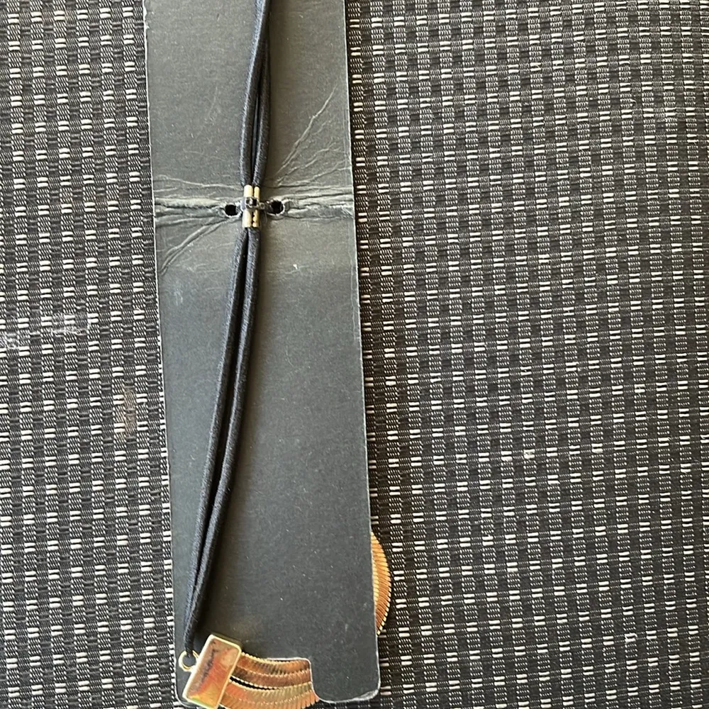 Steve Madden Metallic Gold snake necklace - Image 2