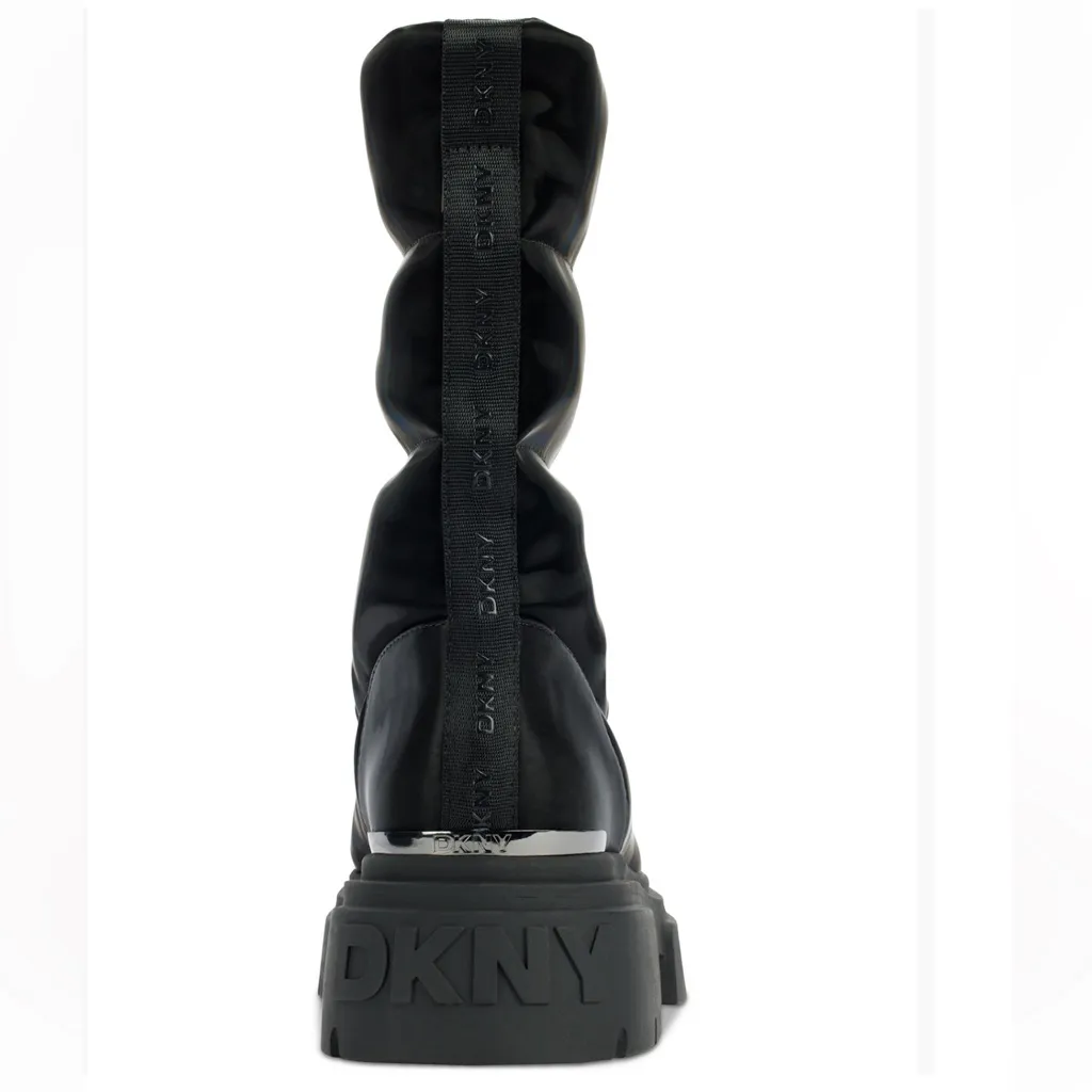 NEW $286 DKNY Women's Fiza Zipper Boots Black  sz -8.5 - Image 4