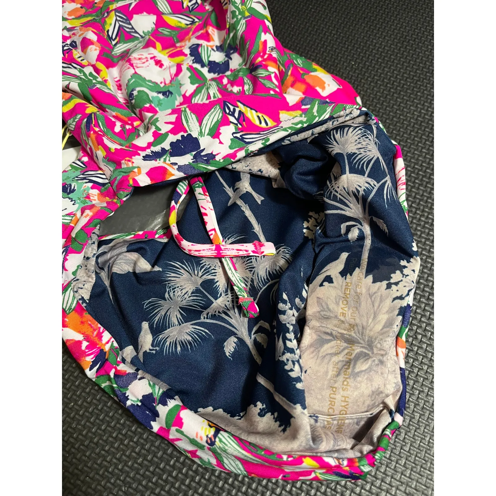 NWT Maaji Brittany Reversible One-Piece Swimsuit Floral‎ Summer Womens Medium - Image 6